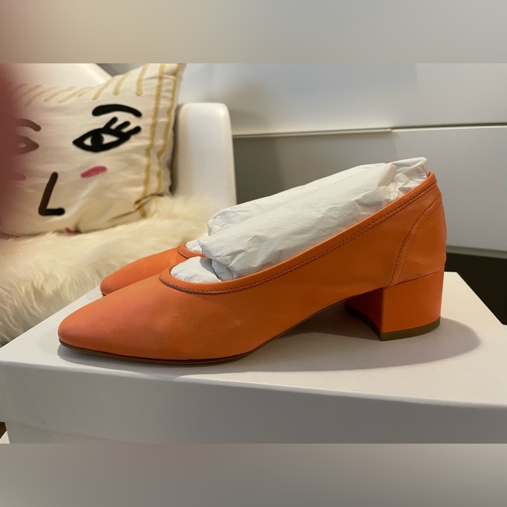 NIB Maryam Nassir Zadeh Roberta Ballerina - fire calf - size 36